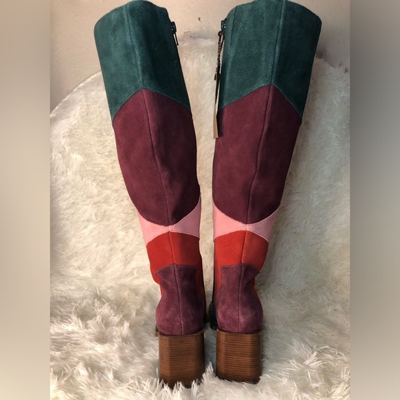 Chelsea & Violet Multicolor Heeled Boots size 7:5 NWT - Picture 11 of 16